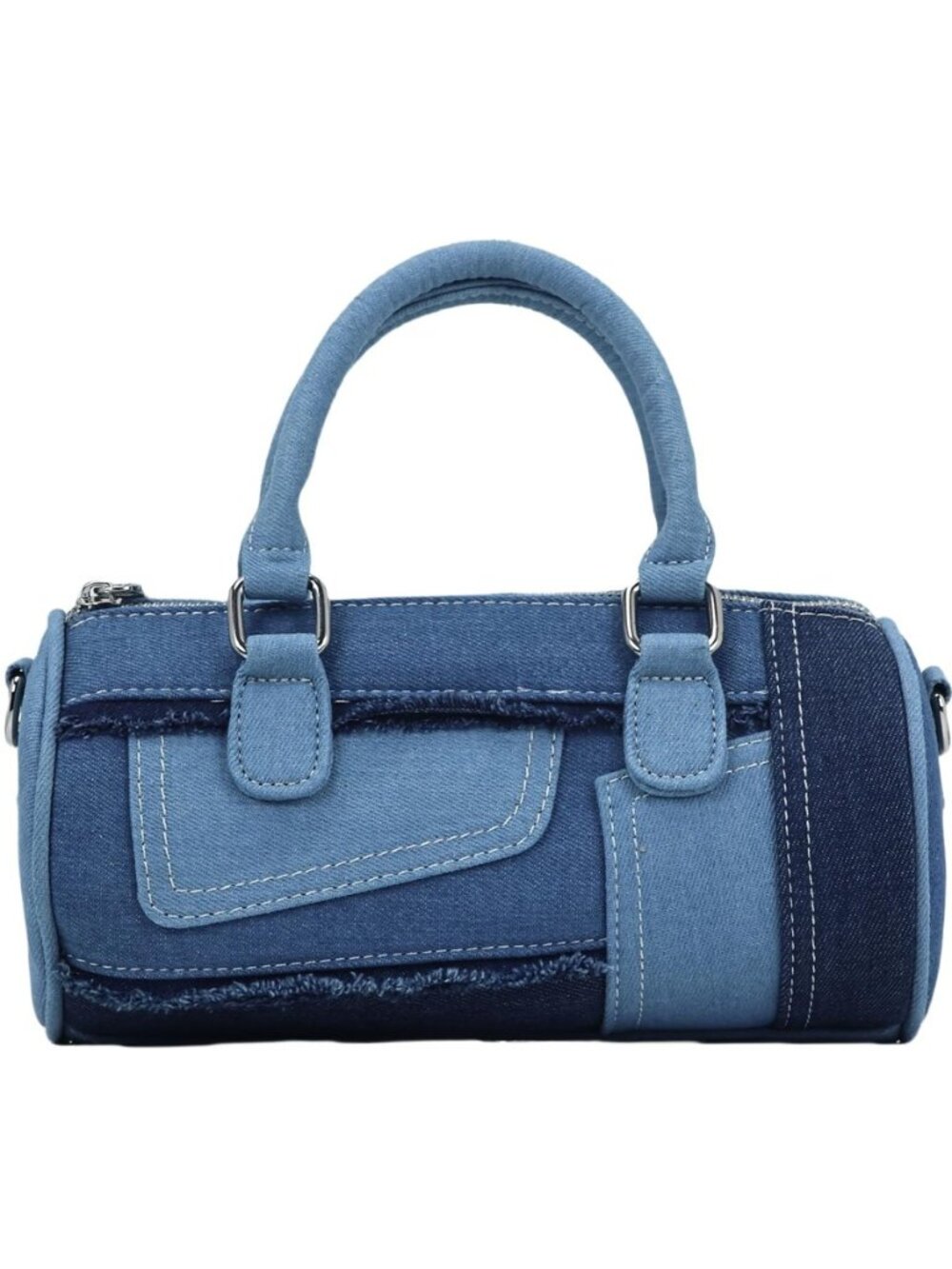 Swing Bag Shoulder Bags for Women Denim Purse Patchwork Crossbody Evening
